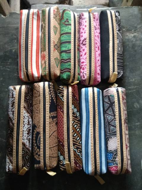 (BISA COD) SATU SET TEMPAT PENSIL (DOSGRIP) BATIK ISI 20 PCS 20x5 cm SOUVENIR PERNIKAHAN