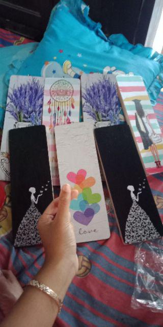 Dekorasi Dinding Scandinavian/poster Kayu / Ukuran 10x30cm / Black Butterfly