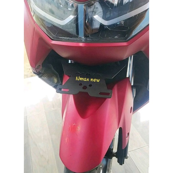 # breket plat nomor nmax new nmax lama aerox new aerox lama pcx 160 pcx 150 dudukan plat nomor kumis besi plat nomor kumis LS