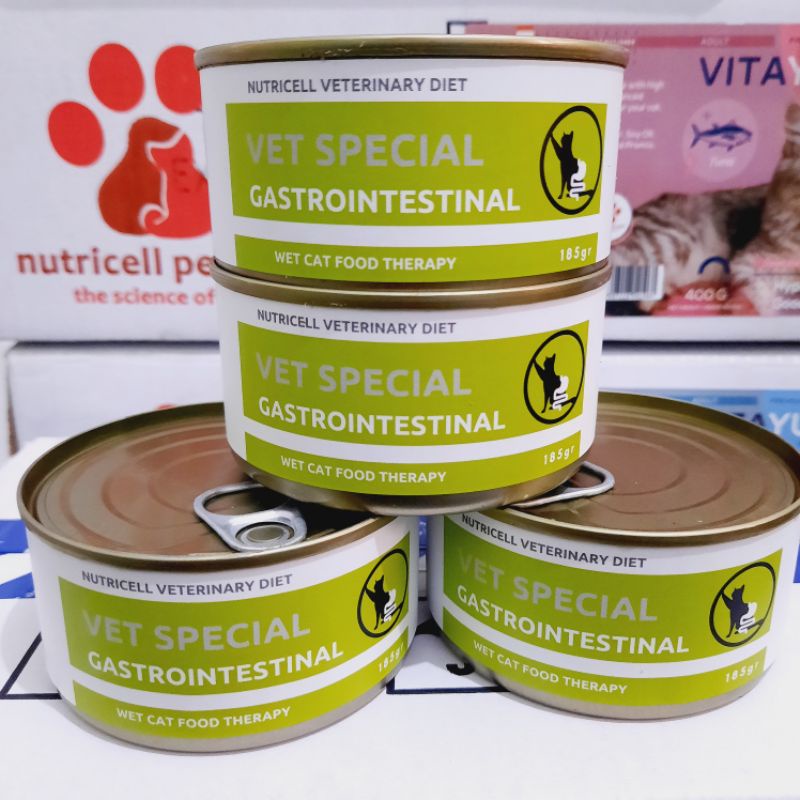 VET SPECIAL GASTRO GASTROINTESTINAL WEET CAT FOOD 185GR