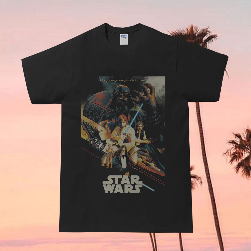 Star Wars Vintage Tshirt Kaos Star Wars Vintage Retro