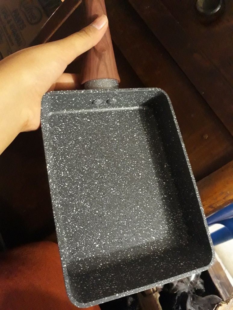 Cypruz Fry Pan Tamagoyaki Marble / Omelette Pan / Wajan Omlet Anti Lengket