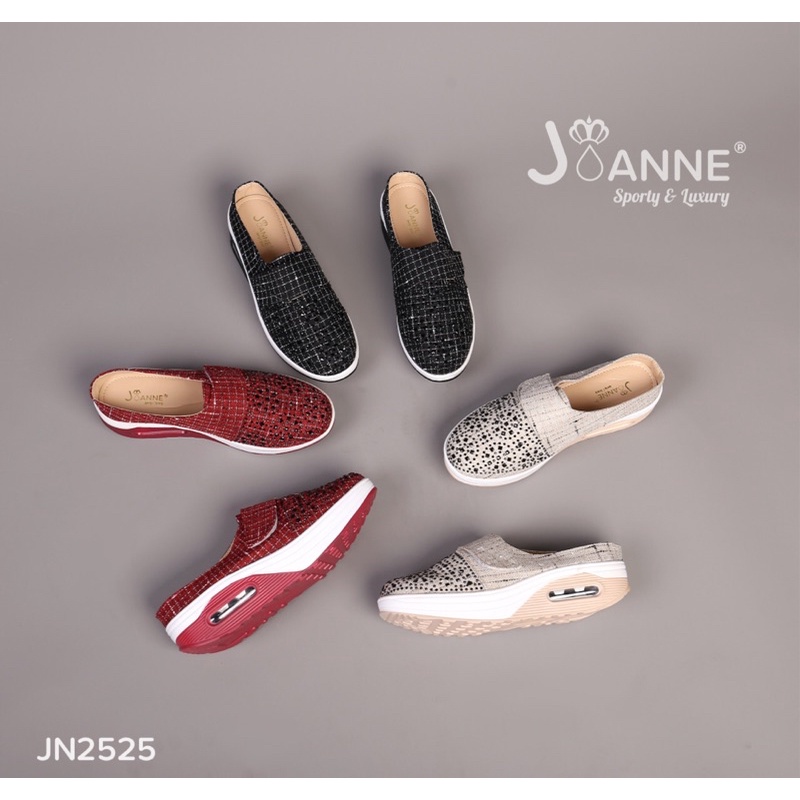 RESTOCK! [ORIGINAL] JOANNE Slop Wedges Shoes Sepatu Wanita #JN2525