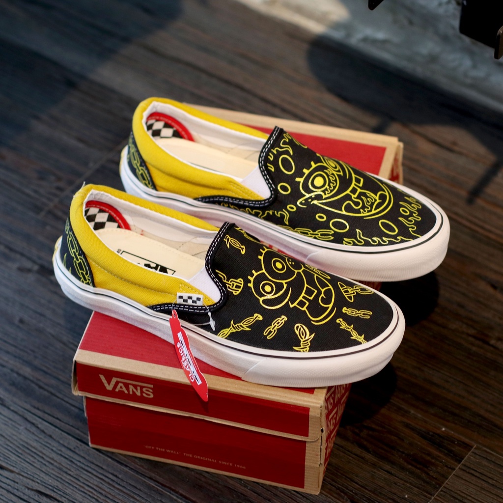 VNS SLIPON X SPONGEBOB TERBARU SEPATU TOP SELLER LIMITED EDITION