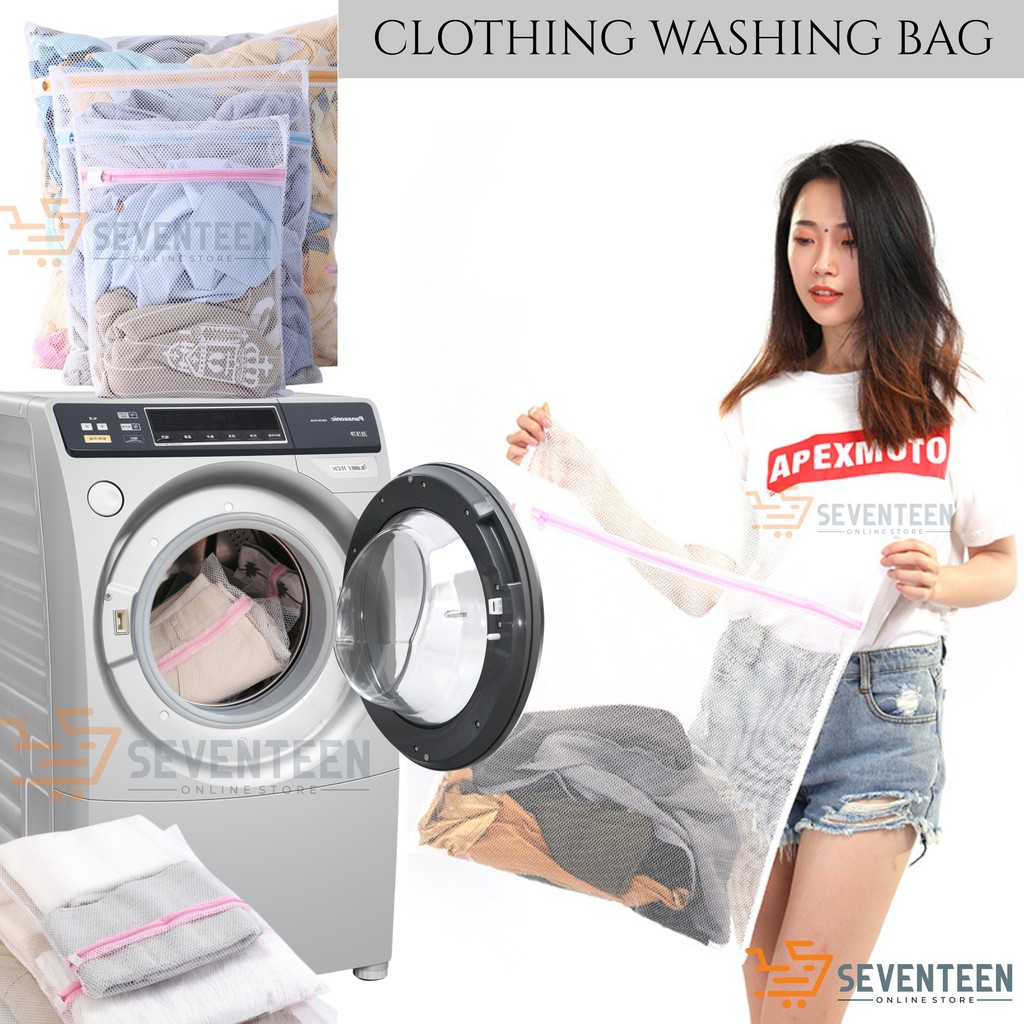 LAUNDRY BAG NET TAS PENCUCI PAKAIAN BAJU KOTOR / KANTONG JARING MESIN CUCI TRAVEL BAG LAUNDRY