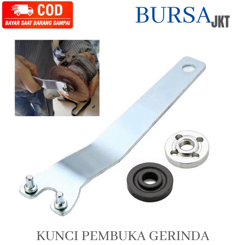 MUR JEPIT MATA GERINDA TANGAN 4 INCH NUT TANPA KUNCI Flange INNER