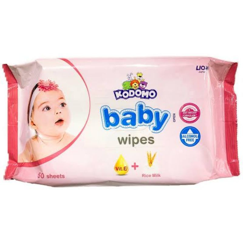 kodomo baby wipes 50 Sheet
