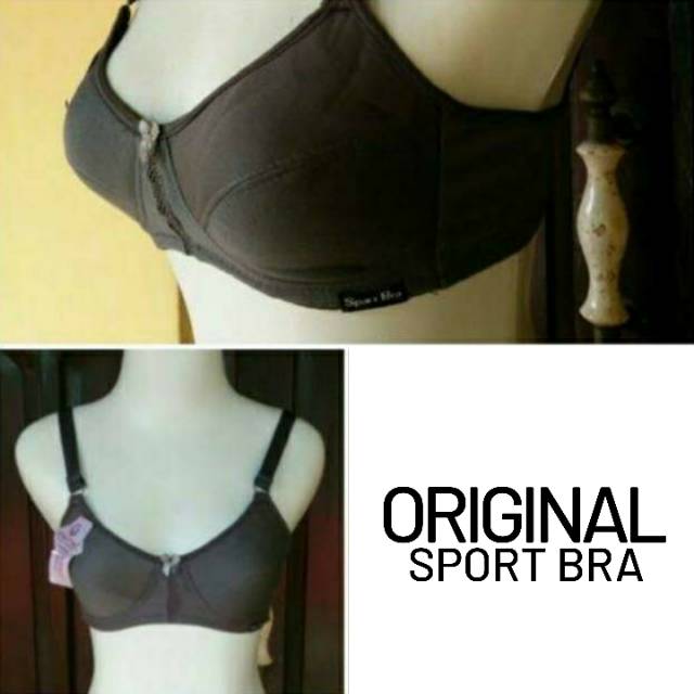 Pakaian Dalam Sport Bra / BH Wanita Tanpa Kawat Katun Murah