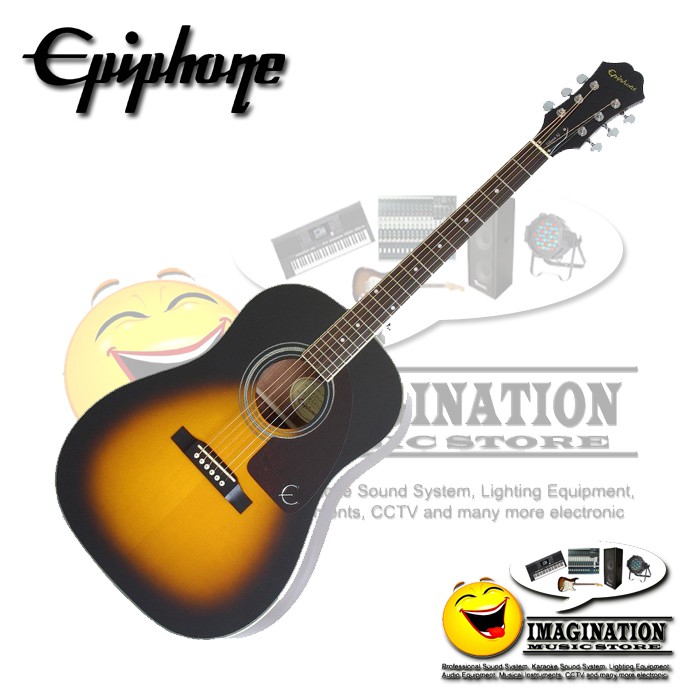 Epiphone AJ-220S Advanced Jumbo Acoustic Guitar - Vintage Sunburst