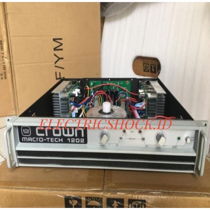 POWER AMPLIFIER CROWN MACRO TECH 1202 / MACROTECH 1202 GRADE A