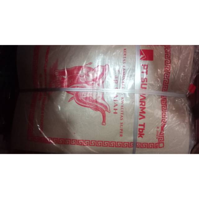 

Kertas bungkus nasi gajah merah 210lbr