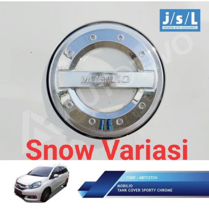 Honda Mobilio tutup tangki mobil tank cover Sporty chrome JSL