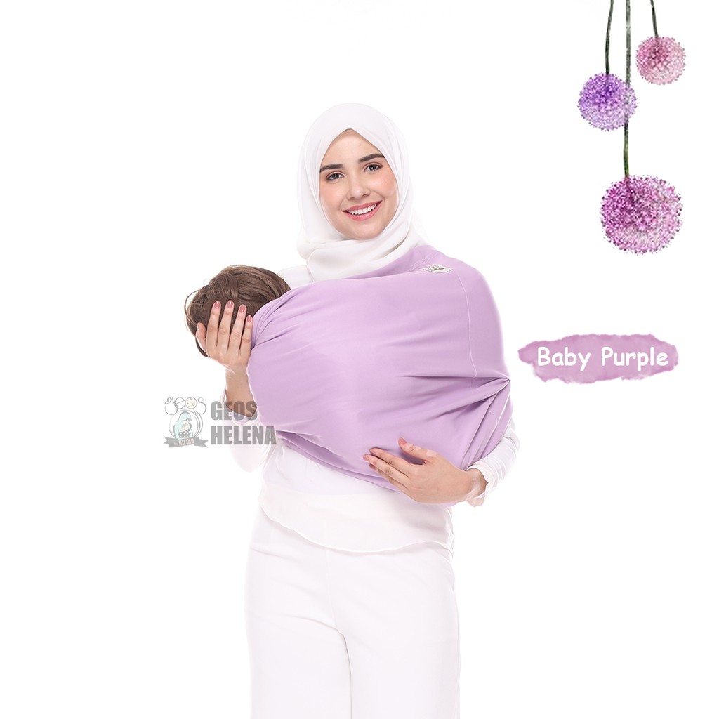 BEST SELLER!! GENDONGAN KAOS - GEOS HELENA - BABY PURPLE