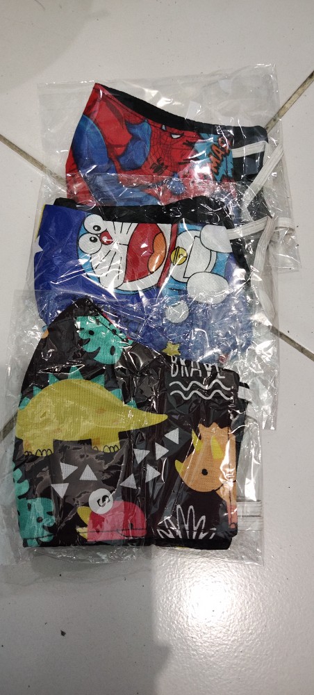 Masker Kain 3 Lapis / 3 Ply - Non Medis - Bisa Dicuci