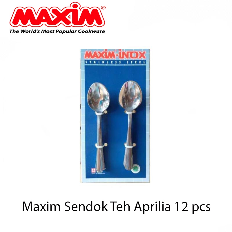 Maxim Sendok Tea Spoon Stainless Steel Tea Aprilia 12 pcs