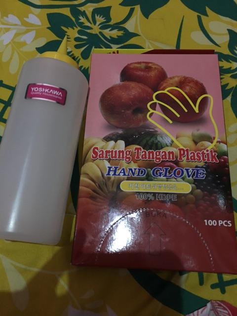 Botol Plastik Mayonaise, Saus, Kecap Uk Kecil (s) Squeeze Dispenser