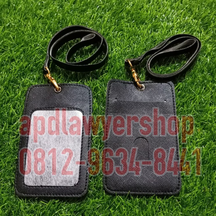 

Bergaransi Name Tag Id Card Tempat Kartu Plus Tali Semi Kulit 2 Slot Card Hitam Terlaris