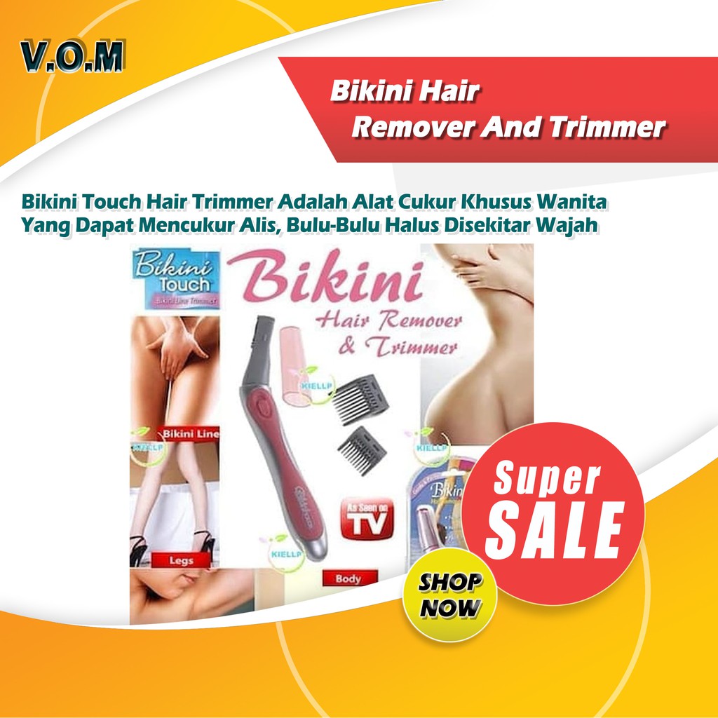 VOM-Bikini Hair Remover And trimmer / Alat Cukur Daerah Bikini 0386