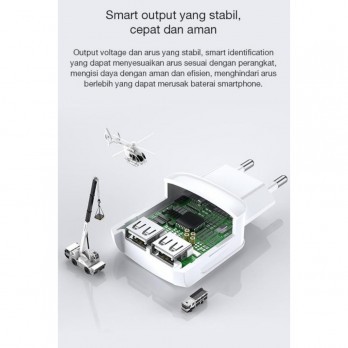 Robot RT-K6 2.4A Dual Output Charger Fast Charging