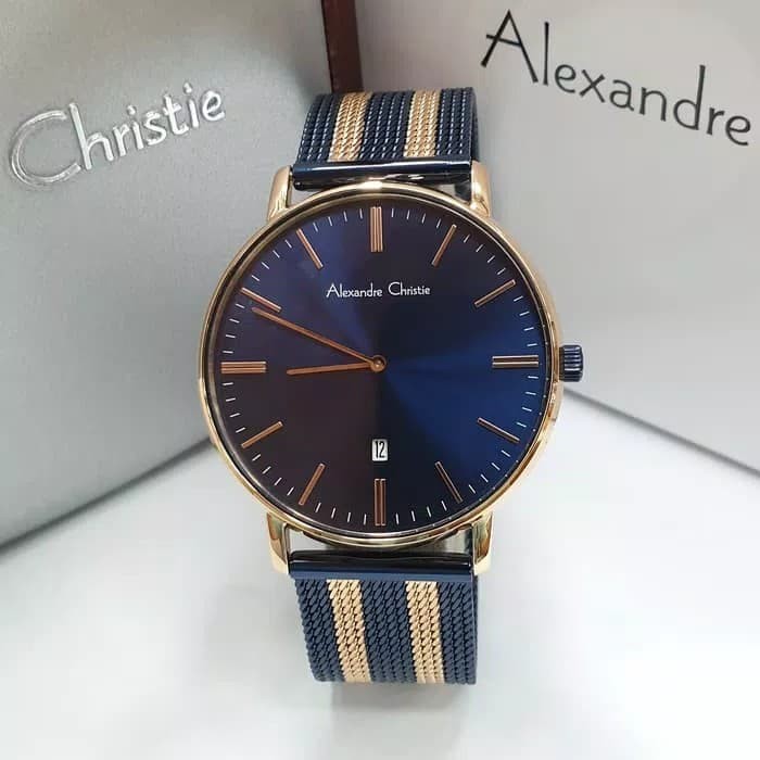 ORIGINAL Jam Tangan Pria Alexandre Christie AC 8582 / AC8582 Garansi 1 Tahun