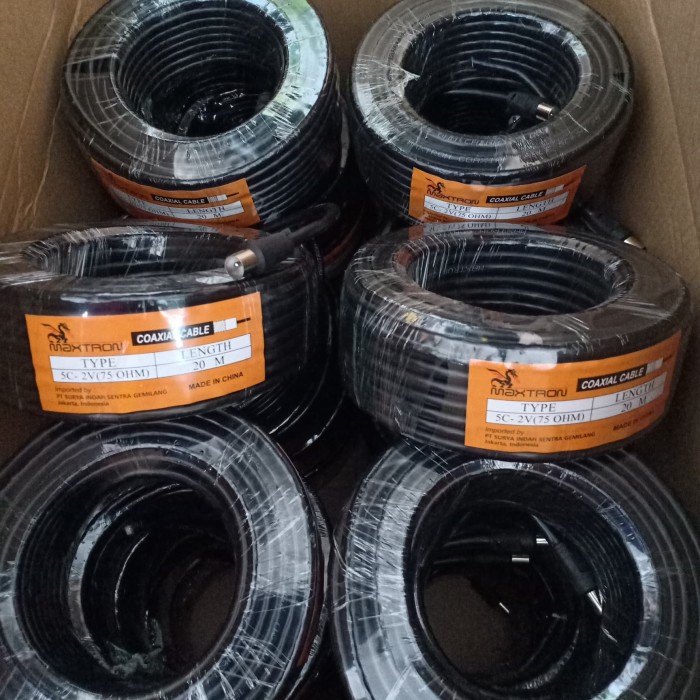 Kabel Antena TV Maxtron Panjang 20M