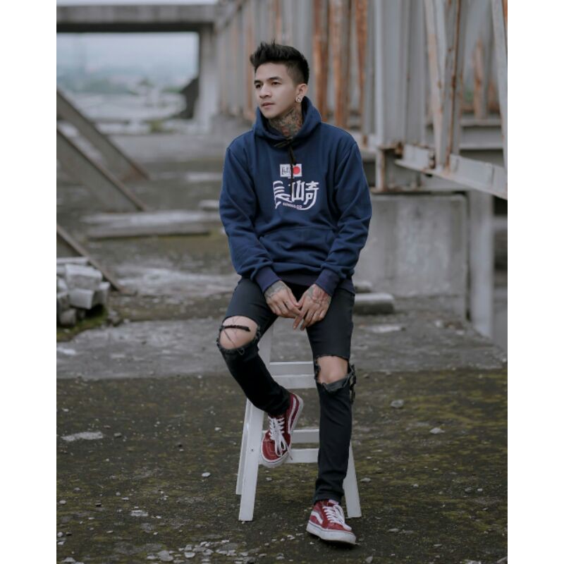 Sweater Hoodie Genetic Simple Japan Jaket Pria Genious