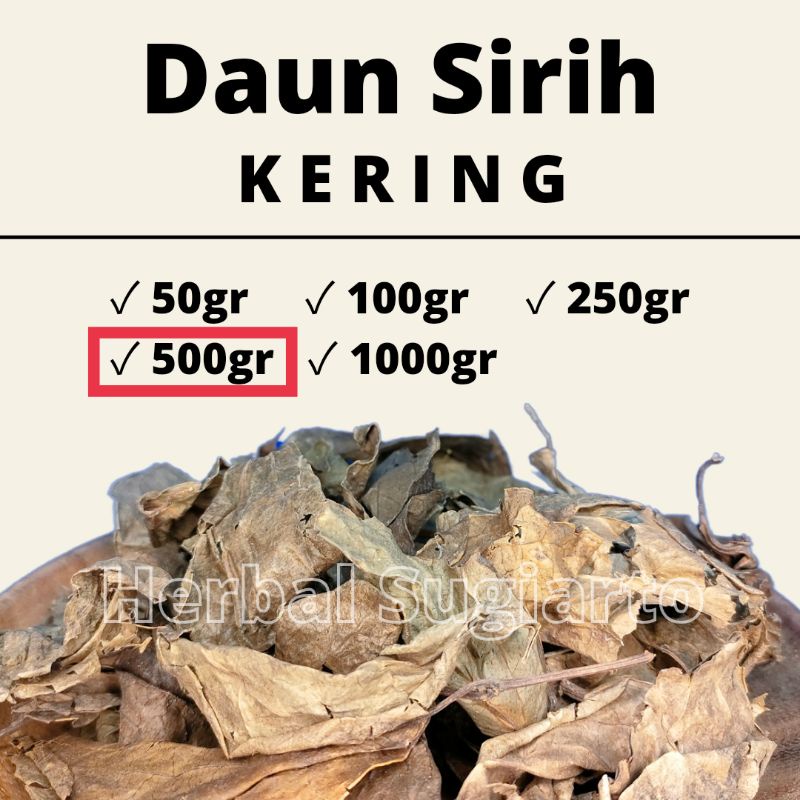 

GROSIR Daun Sirih Kering 1kg 1000gr 500gr 250gr 100gr 50gr Kualitas BAGUS / Daun Suruh Kering 500gr