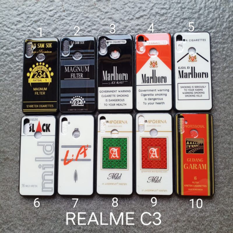 Case gambar Realme C3 ( KAMERA 3 ) motif cowok soft softcase softshell silikon cover casing kesing housing