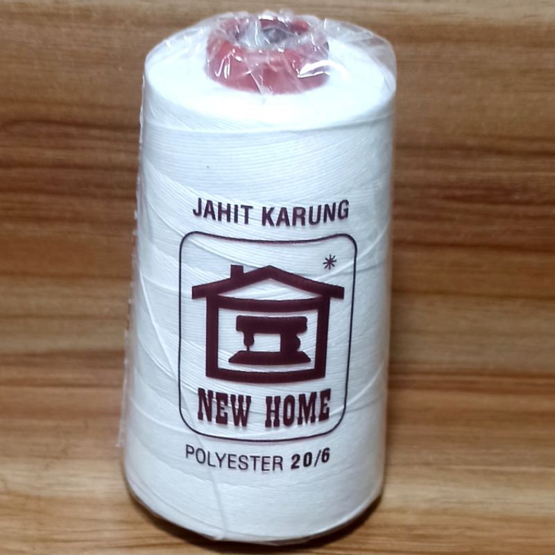 Benang Mesin Jahit Karung / Polyester 20/6 Merk New Home