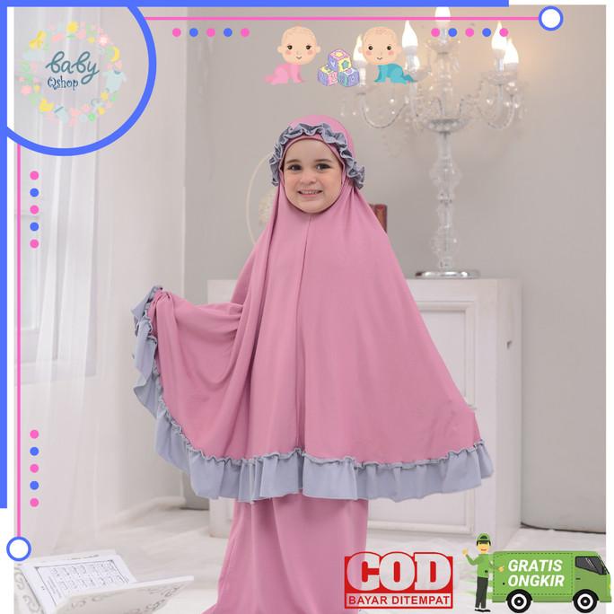 Mukena anak polos balita mukenah spandek adem murah