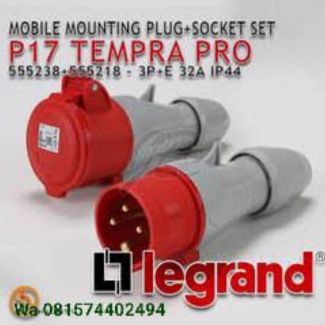 Promo Stop Kontak 4 Kaki 3 Phase 32A Mobile Mounting Legrand