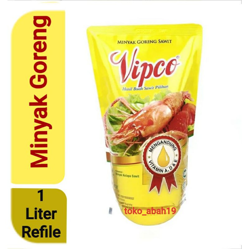 

Minyak Goreng Vipco 1 liter refile