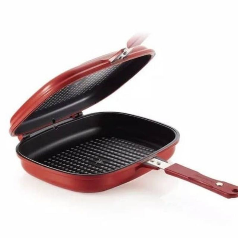 Promo HAPPYCALL ORI Made in Korea Double Pan Super Jumbo Size 32x24 cm Titanium Alumunium Stainless