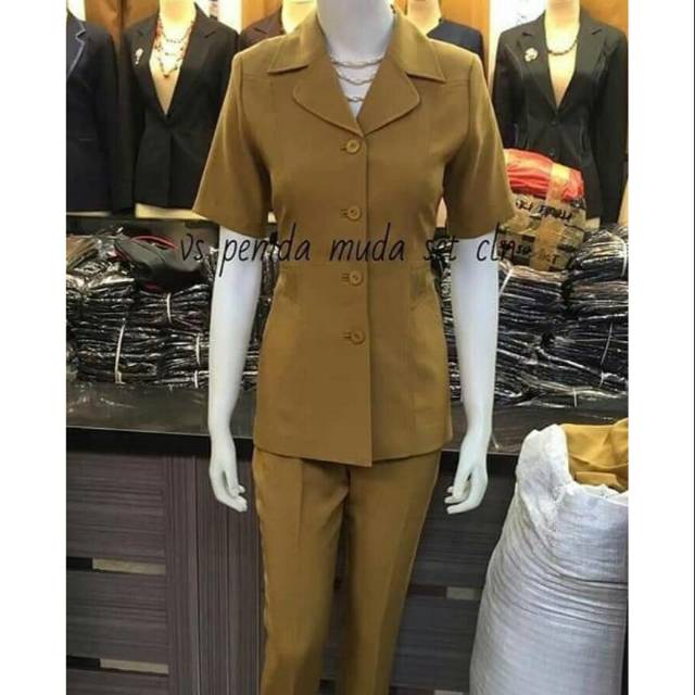 Stelan pemda muda celana panjang 848