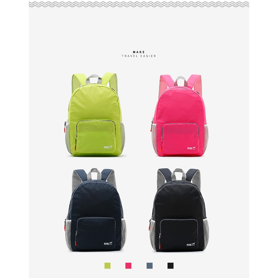 Tas Punggung Lipat Unisex Foldable Backpack