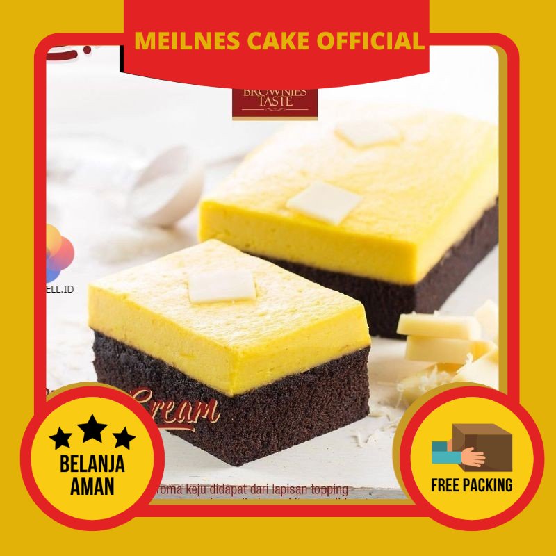 

Meilnes - Amanda CREAM CHEESE - Brownies Kukus - Oleh Oleh Kue Bandung
