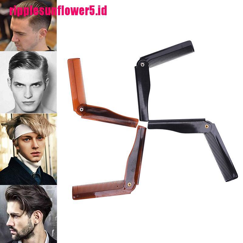 # Kaos T-Shirt Wanita Lengan Pendek Motif Print #1pc Alat Cukur Kumis / Jenggot Lipat Ukuran Saku