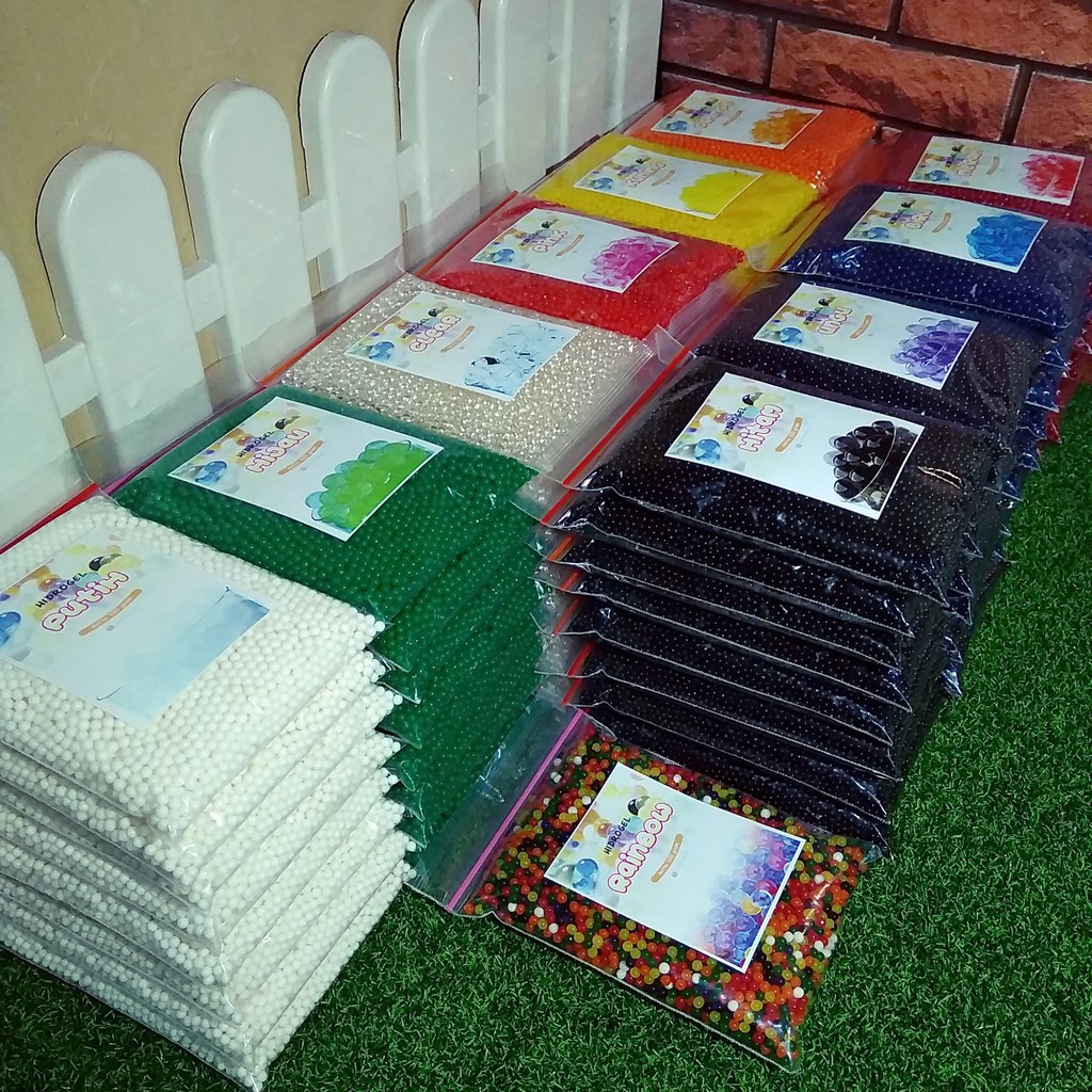 Grosir Hidrogel Termurah 100g Hydrogel Media Tanam Hias Water Beads Sensori Play