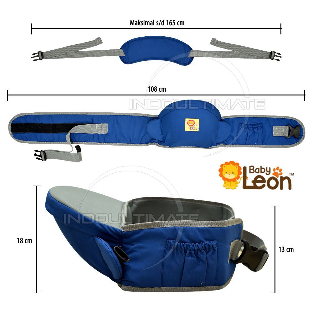 BABY LEON  BY-6077 BY-6076 Dudukan Hipseat Only Sabuk Pinggang Gendongan Dudukan Bayi Hip Only