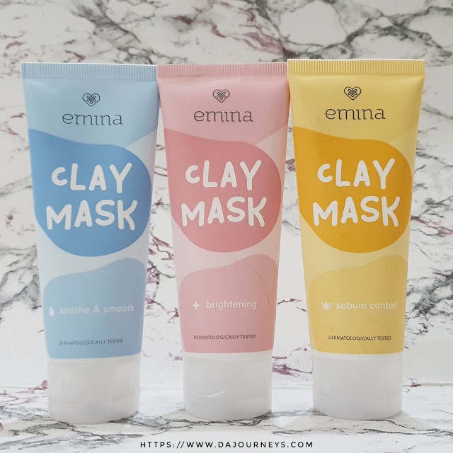 `ღ´ PHINKL `ღ´ ╰☆☆ 𝔢мιℕά ☆☆╮ emina clay mask masker wajah lembut warna bisa untuk kulit sensitif jerawat