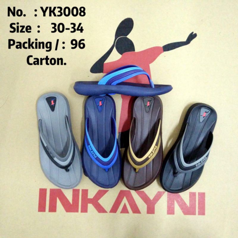 Sandal Anak INKAYNI / Sandal Jepit Anak INKAYNI / Sandal Anak Dan Dewasa INKAYNI / Sandal Inkayni Co