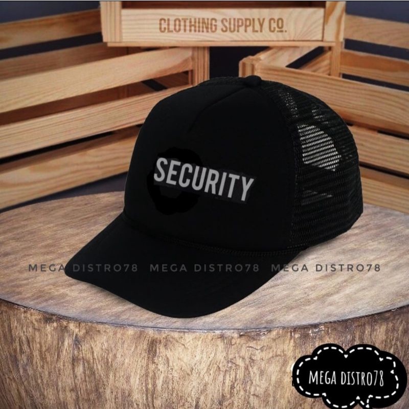 topi security premium keren terbaru satpam