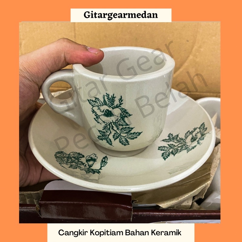 CANGKIR KOPITIAM MUG KOPITIAM CANGKIR KOPI KERAMIK CANGKIR KERAMIK GELAS KOPI GELAS KERAMIK