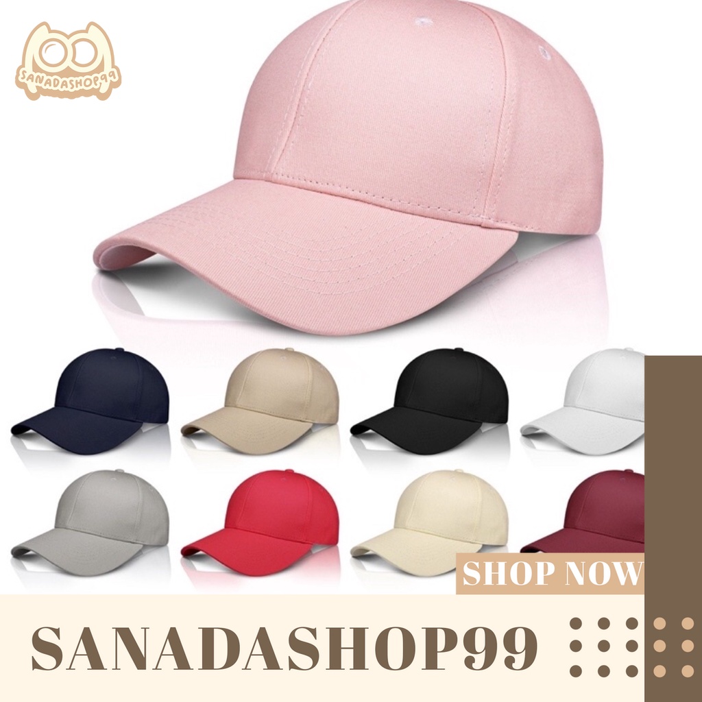 (TP3) Topi polos baseball bahan twill pengait rell premium (hat basic) topi baseball