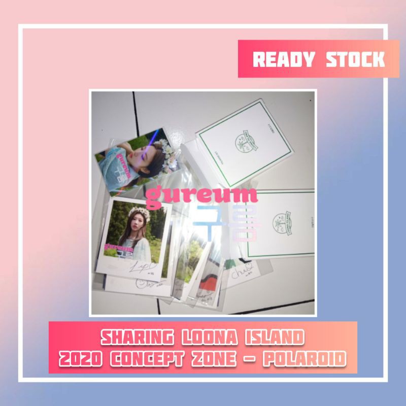 [READY] SHARING LOONA 2020 LOONA ISLAND CONCEPT ZONE POLAROID