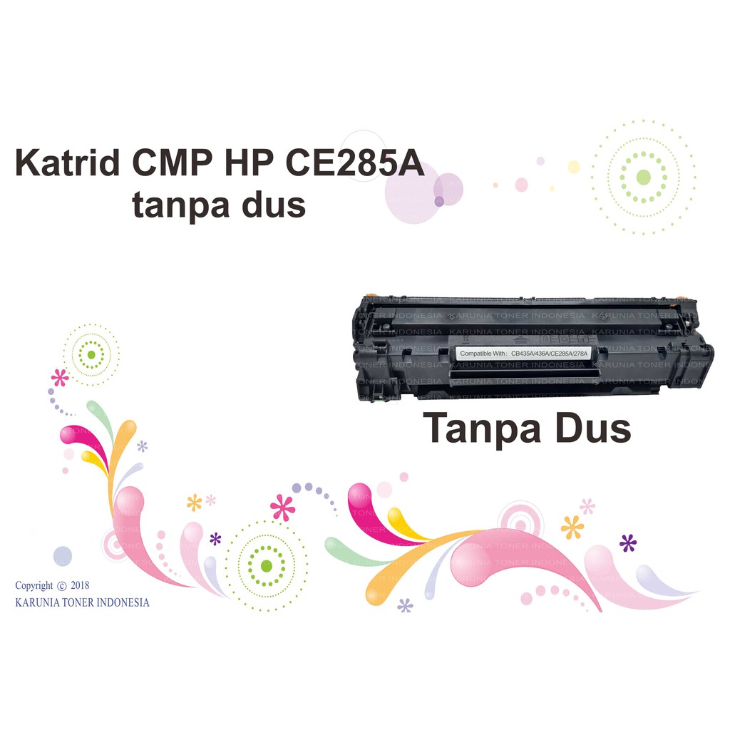 Katrid CMP HP CE285A, tanpa dus