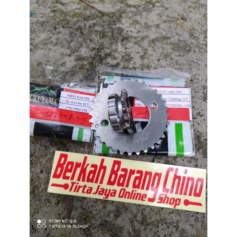 timing atas bawah gear sentrik gear kruk as gear noken as gl pro cdi gl pro series