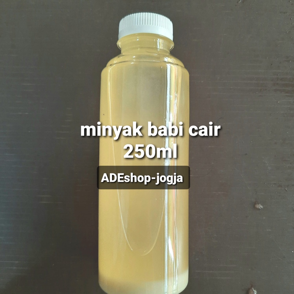 

minyak babi asli pork oil lard homemade 250ml