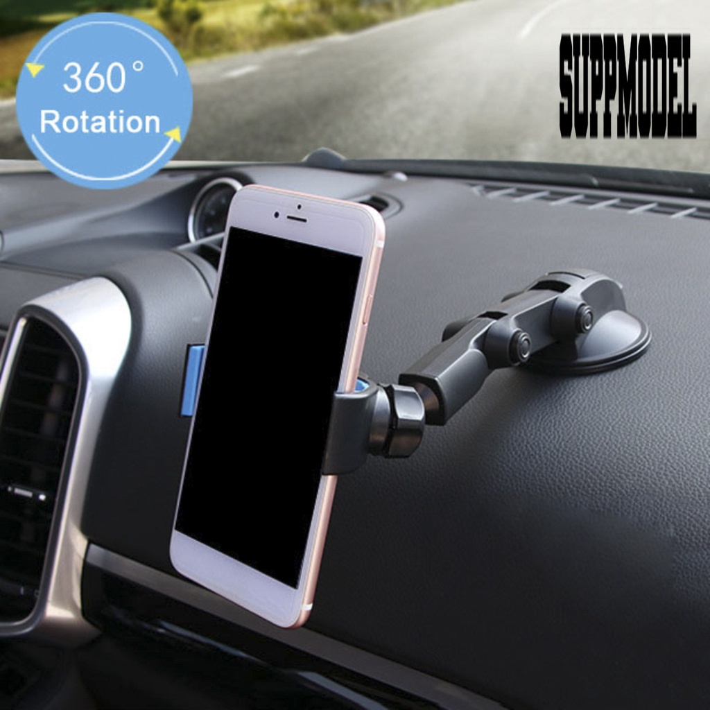 Stand Holder Handphone Universal Dapat Dilipat 360 Derajat Untuk Kaca Depan Mobil