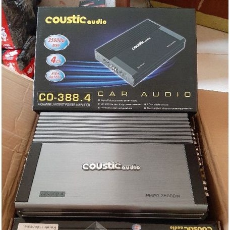 Power COUSTIC 388.4 Power COUSTIC CO-388.4 Power COUSTIC CO 388.4 Power Audio Mobil Amplifier Coustic